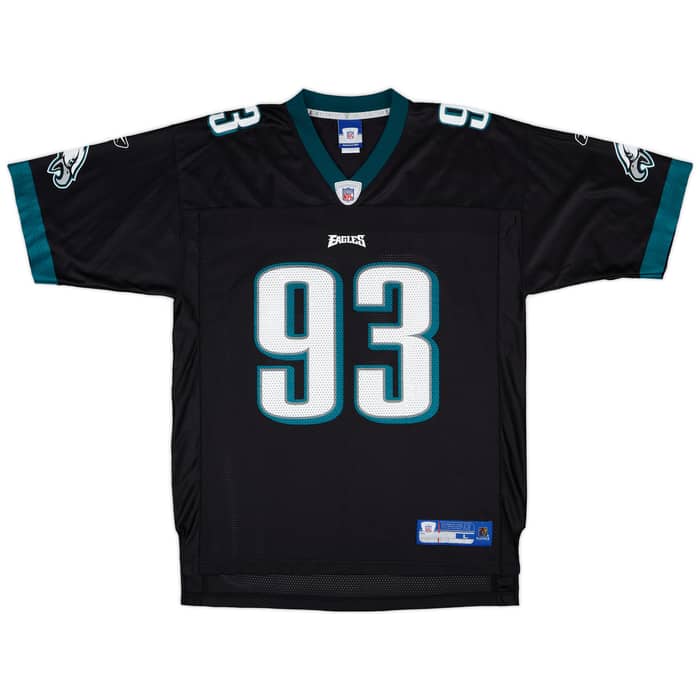 2005-06 Philadelphia Eagles Kearse #93 Reebok On Field Alternate Jersey - 9/10 - (L)