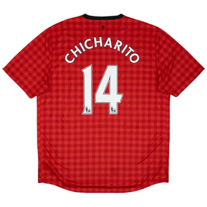 2012-13 Manchester United Home Shirt Chicharito #14