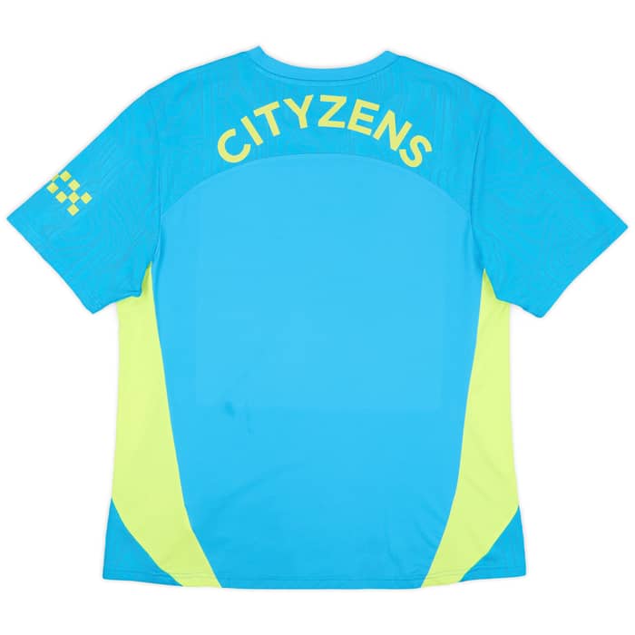 2024-25 Manchester City Player Issue Training Shirt #9 (Haaland) - 9/10 - (XXL)