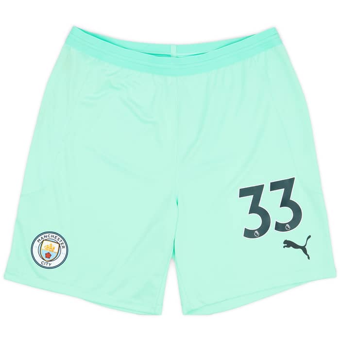 2020-21 Manchester City Player Issue GK Away Shorts # - 7/10 - (L)