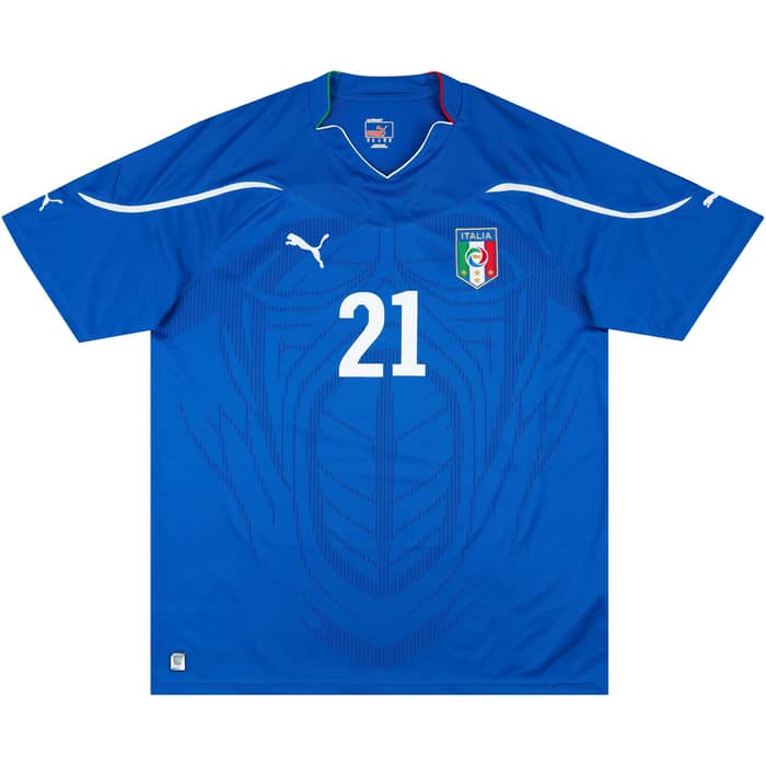 2010-12 Italy Home Shirt Pirlo #21