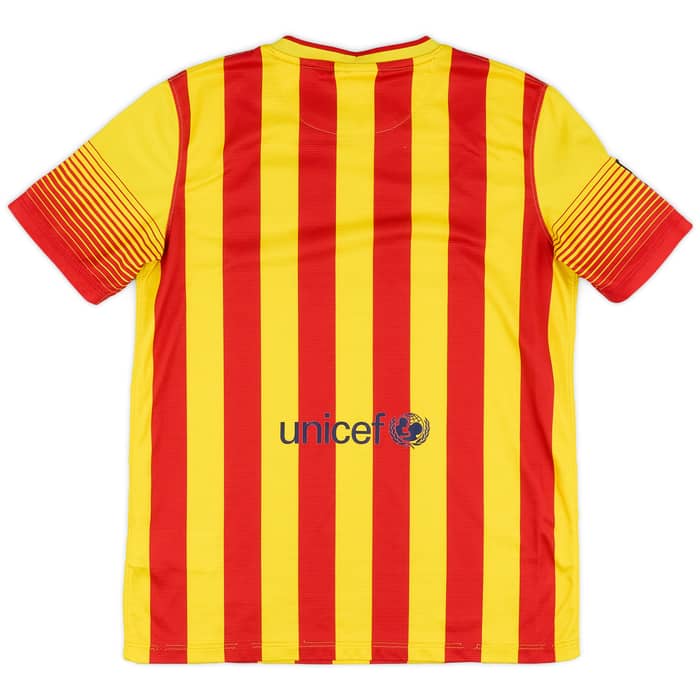 2013-15 Barcelona Away Shirt - 6/10 - (XL.Boys)