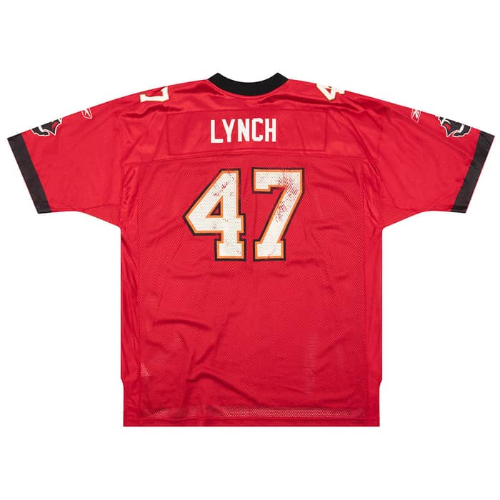 2002-03 Tampa Bay Buccaneers Lynch #47 Reebok On Field Jersey (Home) XXL