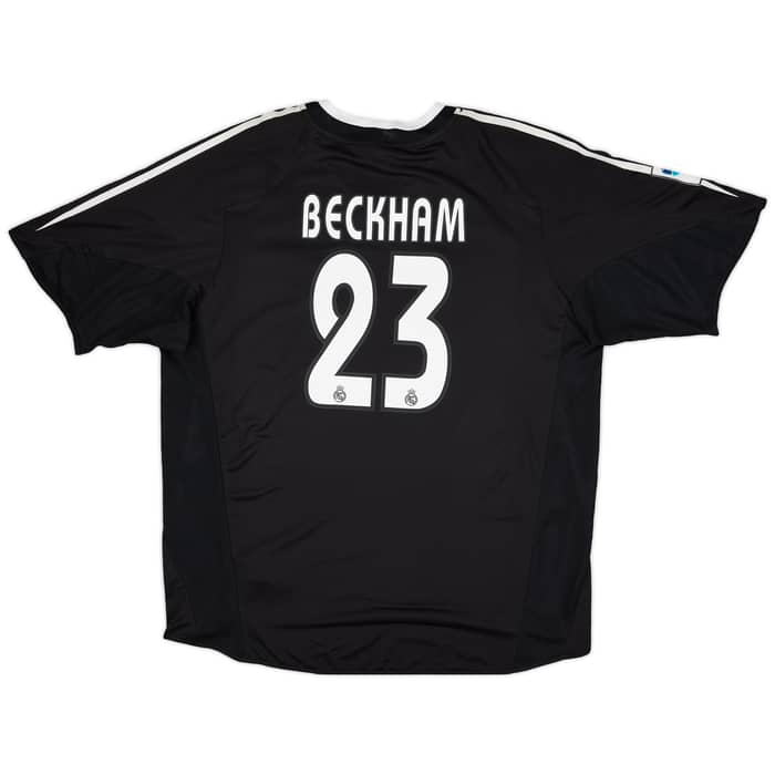 2004-05 Real Madrid Away Shirt Beckham #23 (XL)