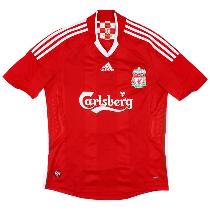 2008-10 Liverpool Home Shirt Gerrard #8 - 6/10 - (S)