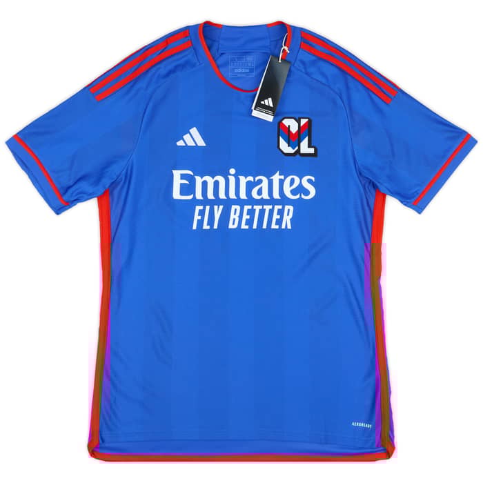 2023-24 Lyon Away Shirt Lacazette #10