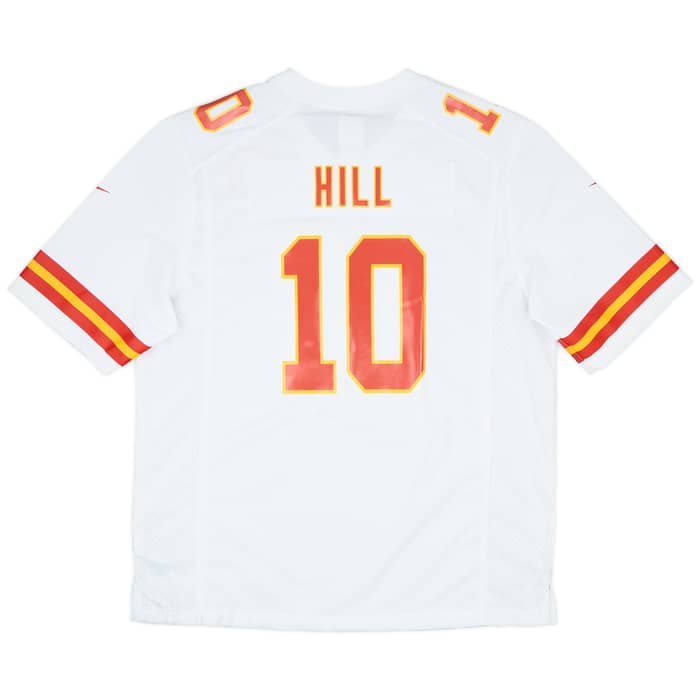 2016-21 Kansas City Chiefs Hill #10 Nike Game Away Jersey (XL)
