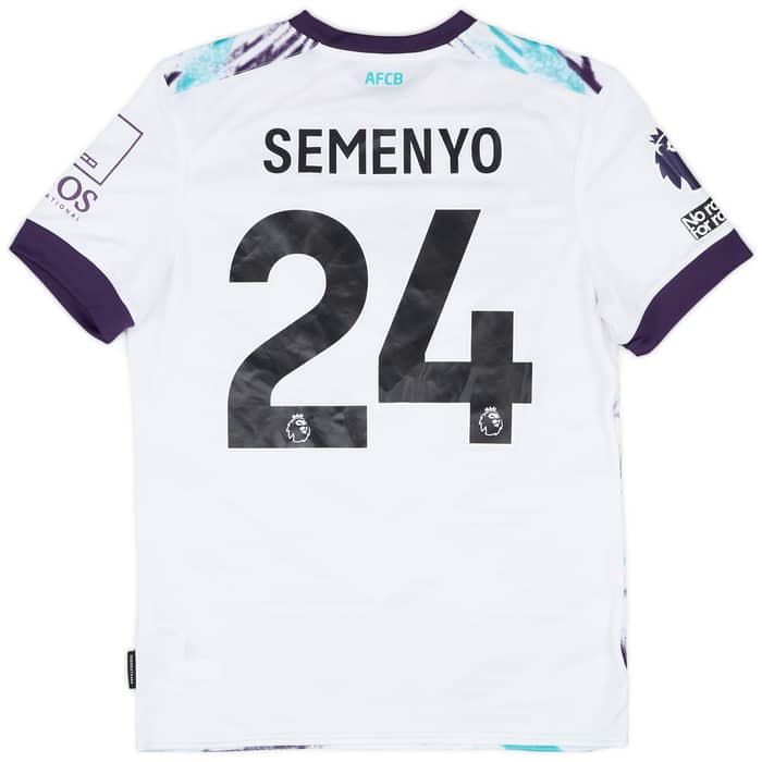 2024-25 Bournemouth Match Issue Away Shirt Semenyo #24