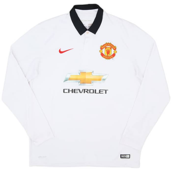 2014-15 Manchester United Away L/S Shirt Mata #8 - 6/10 - (L)