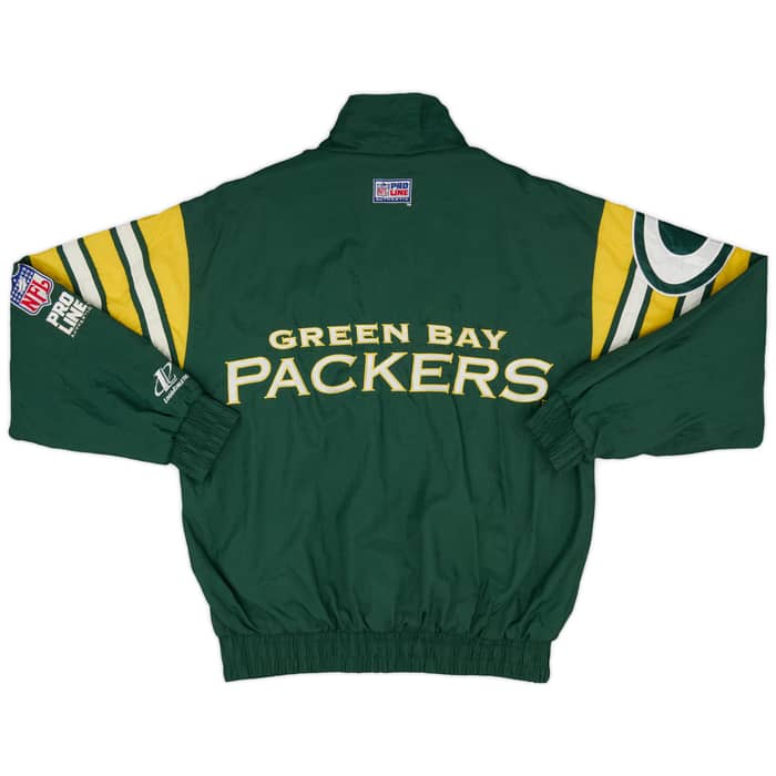1990s Green Bay Packers Logo Athletic Windbreaker Jacket - 9/10 - (M)