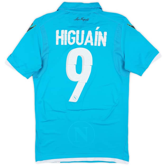 2014-15 Napoli Home Shirt Higuain #9 - 8/10 - (M)