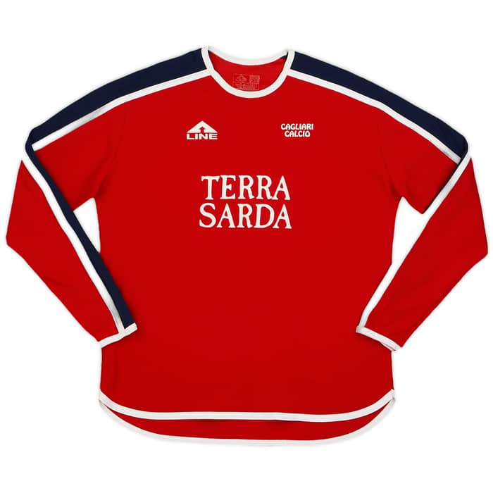 2003-04 Cagliari A-Line Training L/S Shirt - 7/10 - (XL)