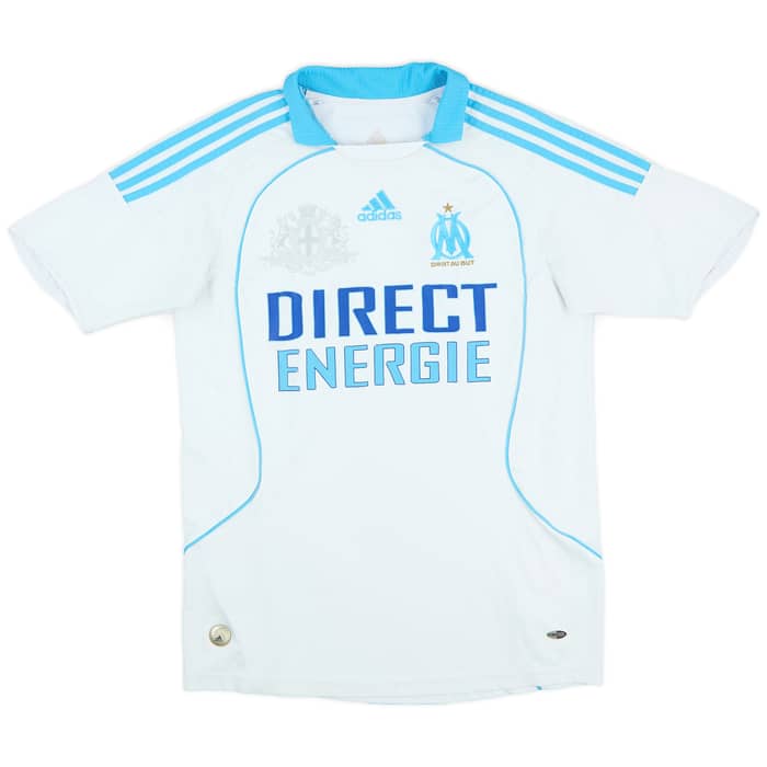 2008-09 Olympique Marseille Home Shirt Romain #28 - 5/10 - (XL.Boys)