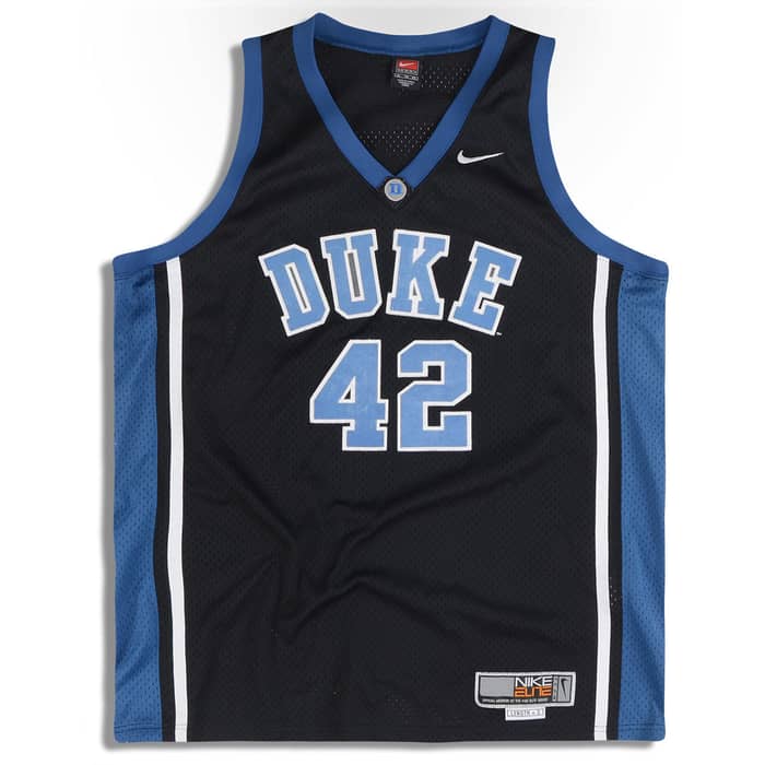 2001-02 Authentic Duke Blue Devils Love #42 Nike Jersey (Alternate) XL