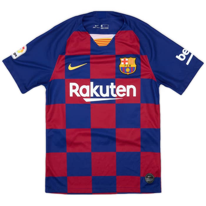 2019-20 Barcelona Home Shirt Messi #10 - 9/10 - (S)