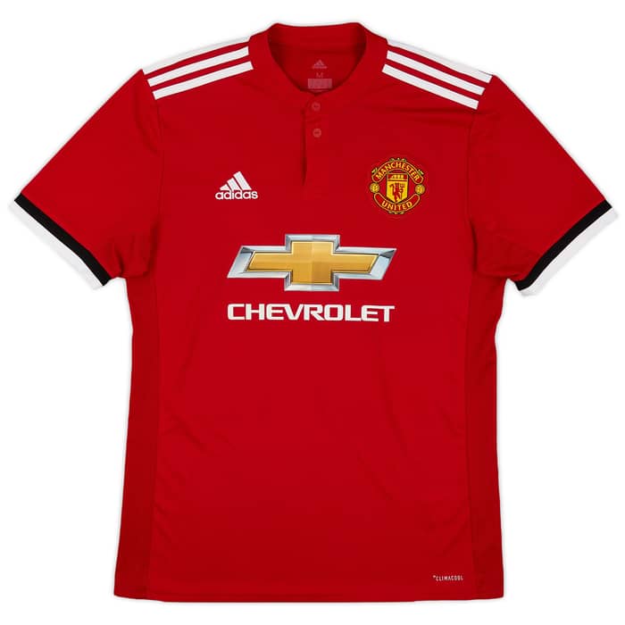 2017-18 Manchester United Home Shirt Mata #8 - 9/10 - (M)