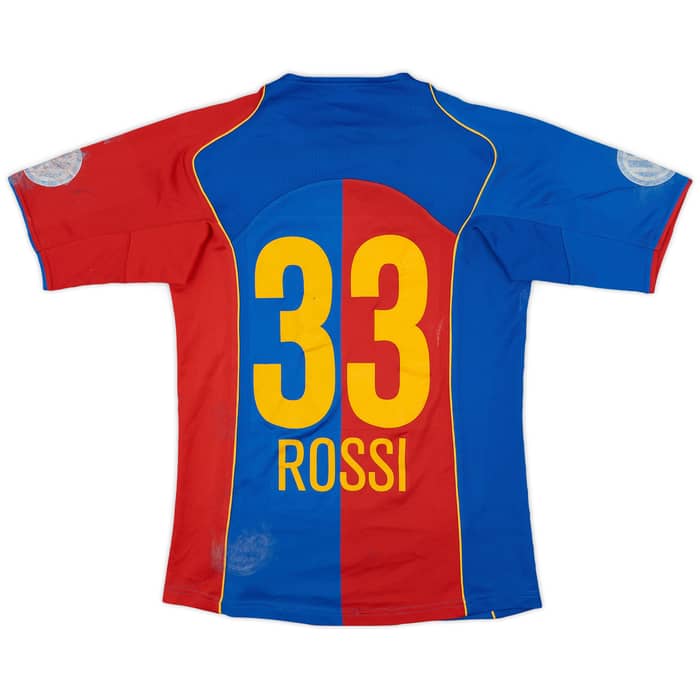 2004-05 FC Basel Home Shirt Rossi #33 - 4/10 - (L.Boys)