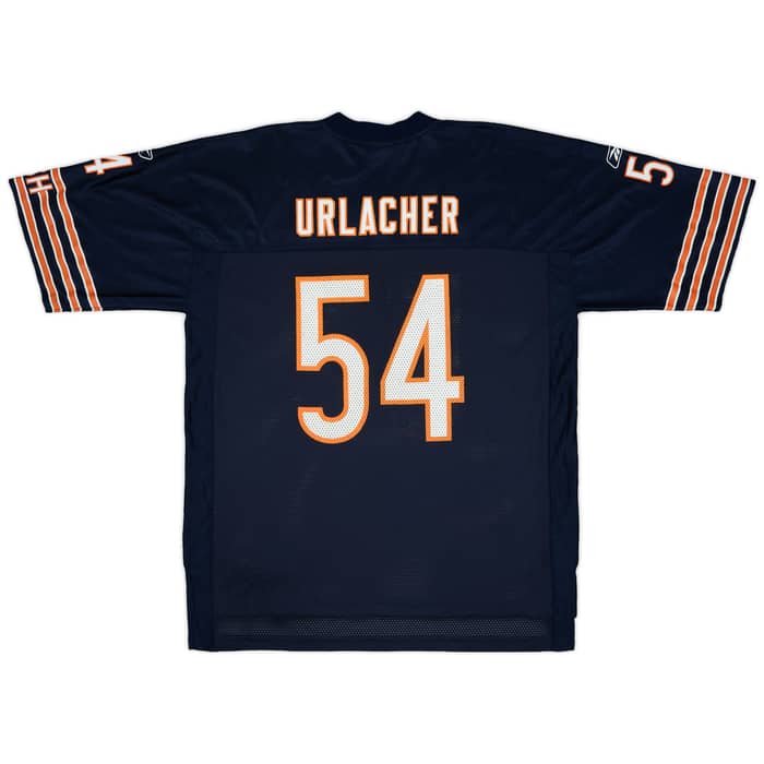2007 Chicago Bears Urlacher #54 Reebok On Field Home Jersey - 7/10 - (XL)