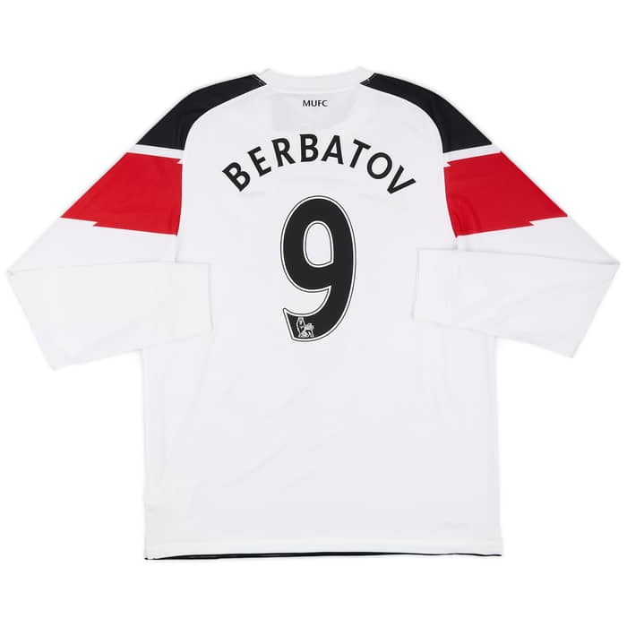 2010-12 Manchester United Away L/S Shirt Berbatov #9 (L)