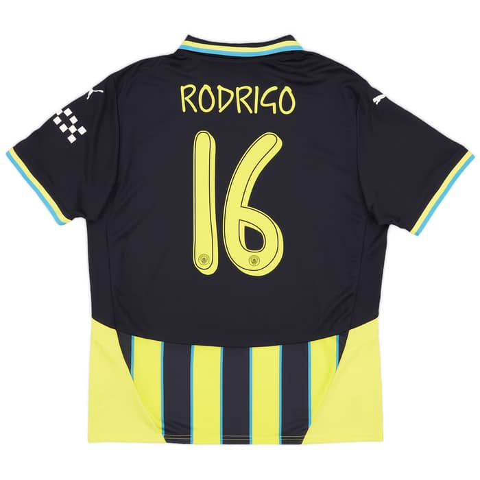 2024-25 Manchester City Away Shirt Rodrigo #16