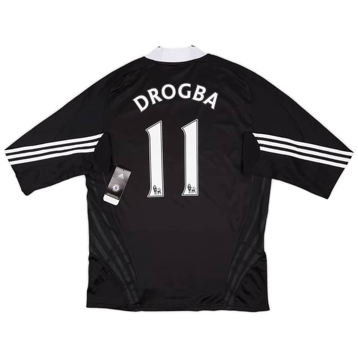 2008-09 Chelsea Player Issue Away L/S Shirt Drogba #11 (L)