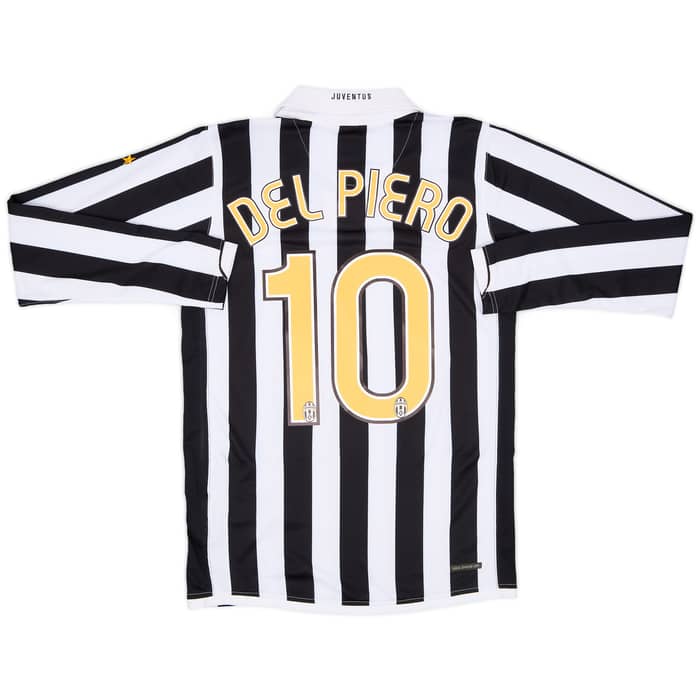 2006-07 Juventus Home L/S Shirt Del Piero #10 (S)
