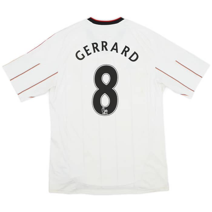 2010-11 Liverpool Away Shirt Gerrard #8 - 6/10 - (L)