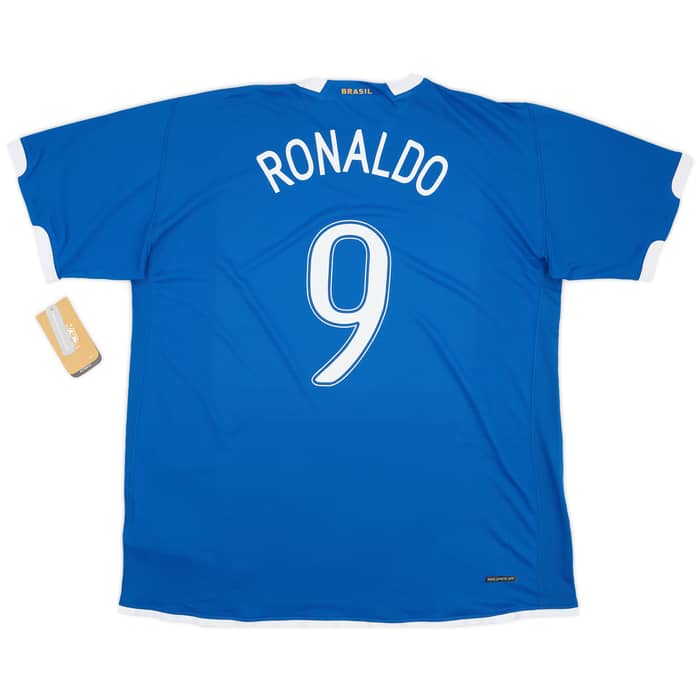 2006-07 Brazil Away Shirt Ronaldo #9 (XL)