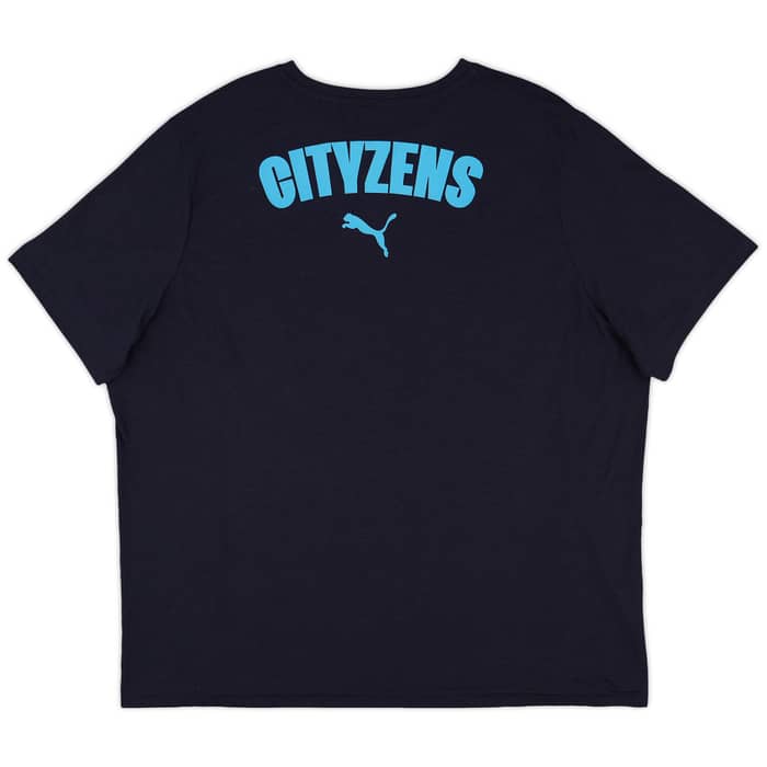 2023-24 Manchester City Puma Cotton Tee - 8/10 - (XXL)