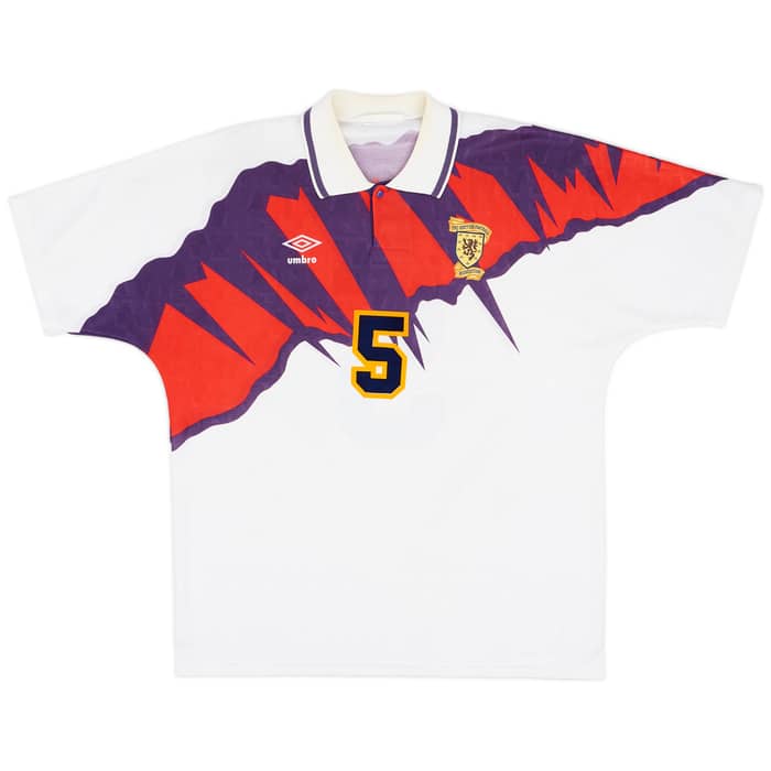 1991-93 Scotland Away Shirt McCoist #5 - 7/10 - (XXL)