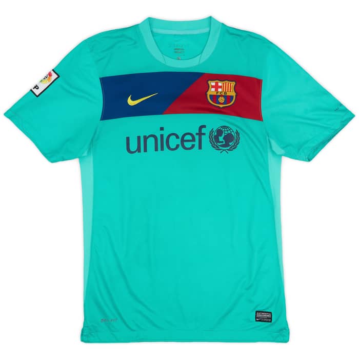 2010-11 Barcelona Away Shirt Messi #10 - 6/10 - (S)