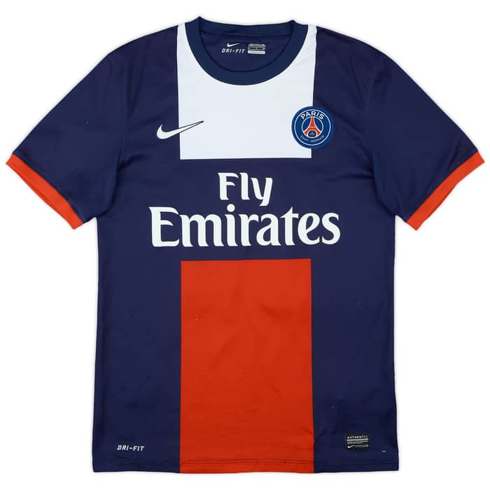 2013-14 Paris Saint-Germain Home Shirt Ibrahimovic #10 - 6/10 - (S)