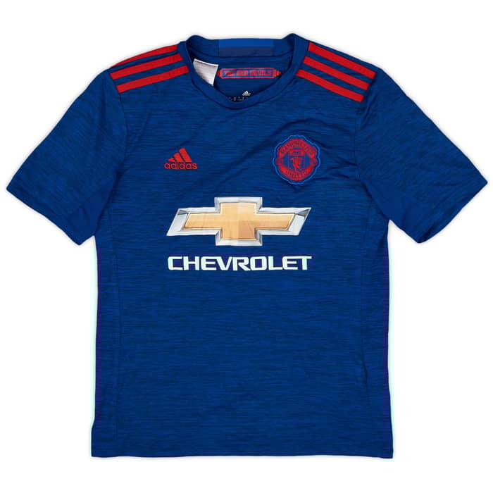 2016-17 Manchester United Away Shirt Martial #9 - 8/10 - (M.Boys)