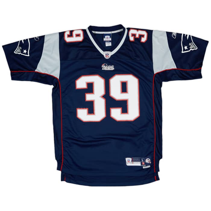 2007 New England Patriots Maroney #39 Reebok Premier Home Jersey - 5/10 - (L)