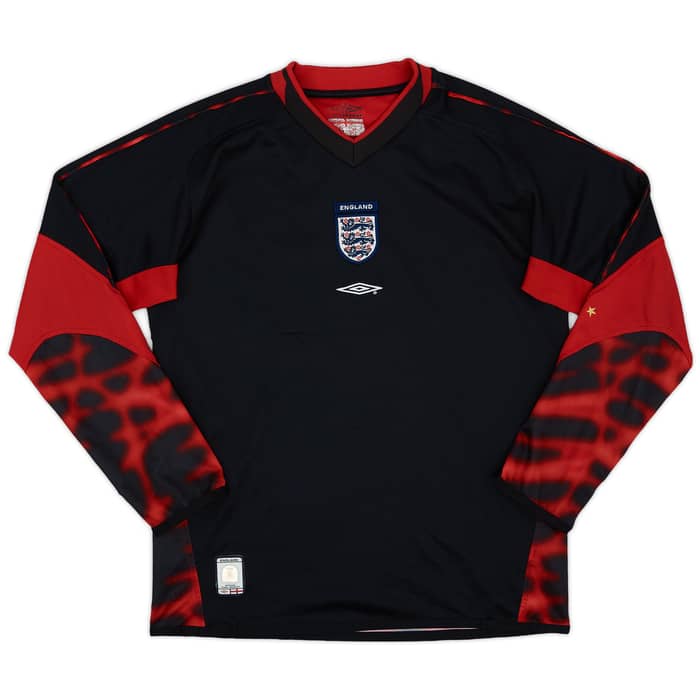 2004-06 England GK Shirt - 7/10 - (L.Boys)