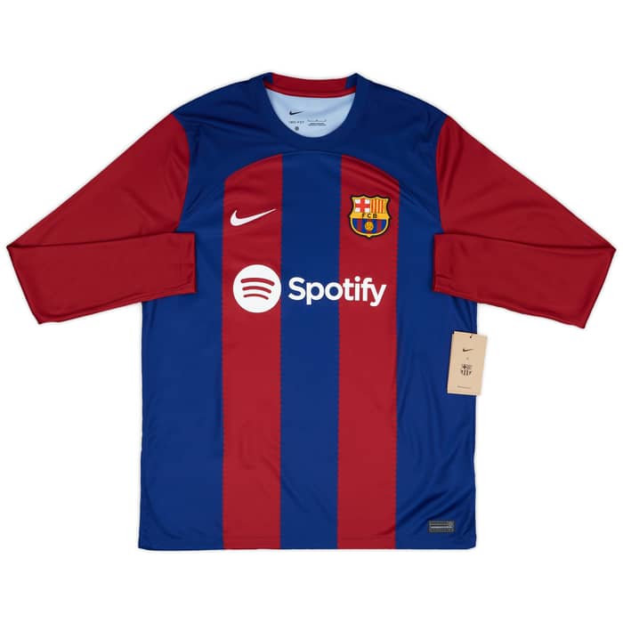 2023-24 Barcelona Home L/S Shirt
