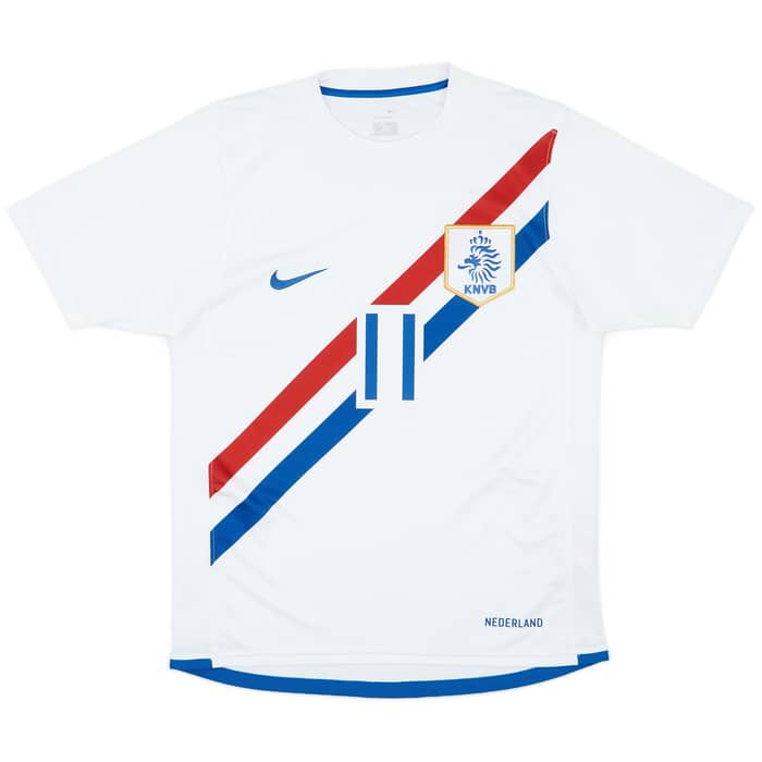2006-08 Netherlands Away Shirt Robben #11 - 9/10 - (S)