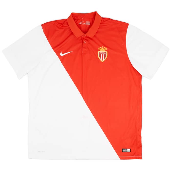 2014-15 Monaco Home Shirt Bernardo Silva #15 - 7/10 - (XXL)