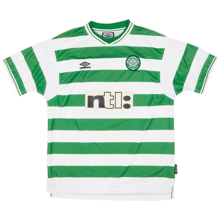 1999-01 Celtic Home Shirt Petrov #19 - 6/10 - (XL)