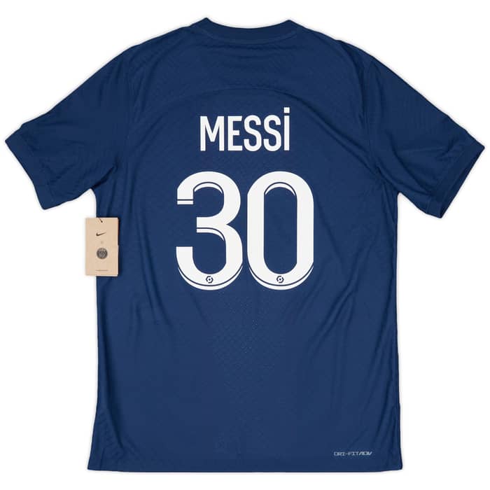 2022-23 Paris Saint-Germain Player Issue Home Shirt Messi #30 (M)