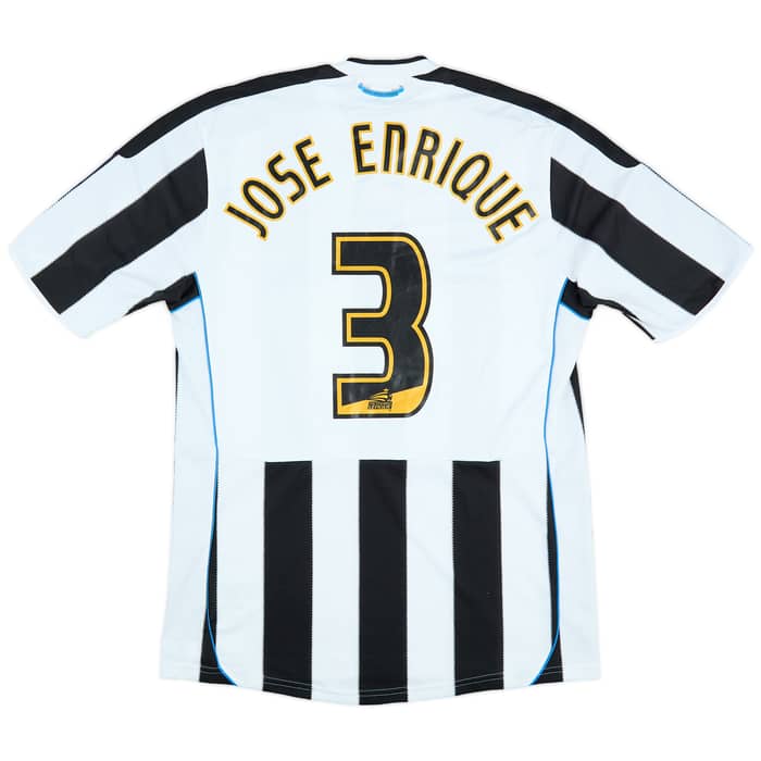 2009-10 Newcastle Home Shirt Jose Enrique #3 - 8/10 - (L)