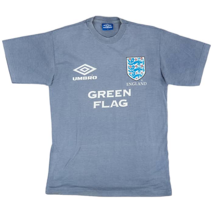 1996-98 England Umbro Training Shirt - 7/10 - (M)