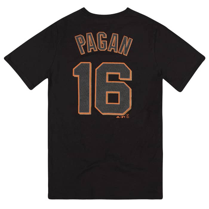 2012-16 San Francisco Giants Pagan #16 Majestic Tee Y