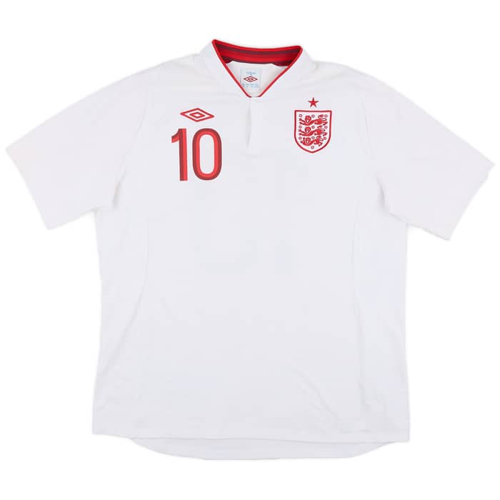 2012-13 England Home Shirt Rooney #10 - 6/10 - (XXL)