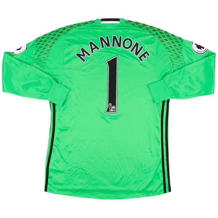 2016-17 Sunderland Match Issue GK Shirt Mannone #1