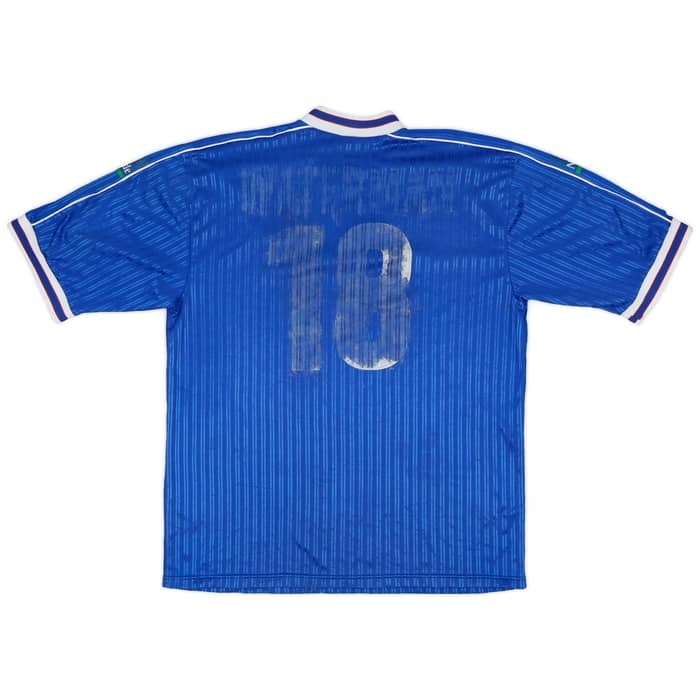 1999-00 Portsmouth Match Issue Home Shirt Waterman #18