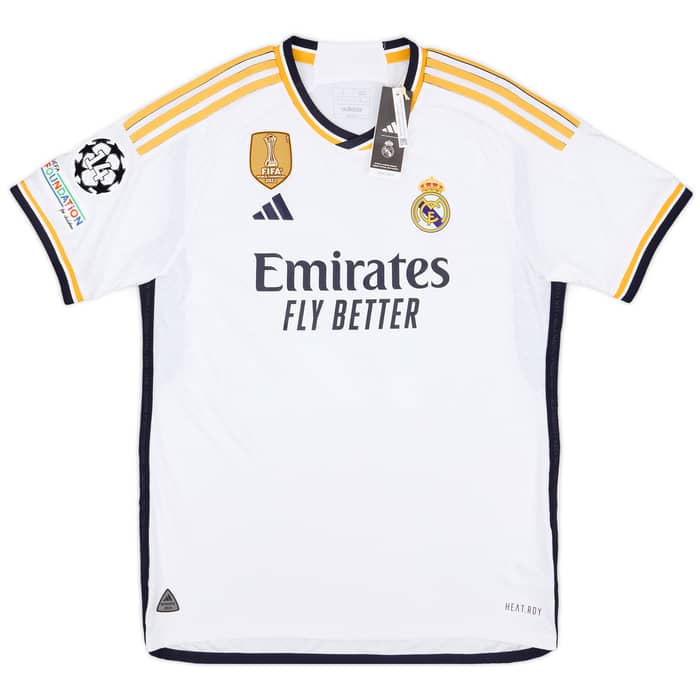 2023-24 Real Madrid Authentic Home CL Shirt Camavinga #12