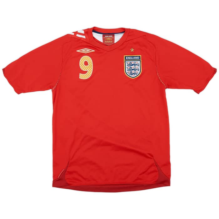 2006-08 England Away Shirt Rooney #9 - 6/10 - (M)