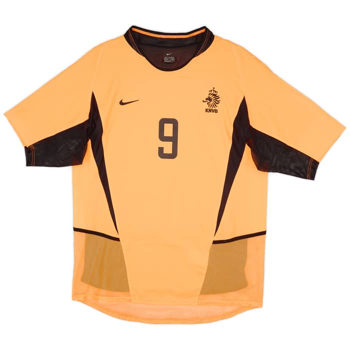 2002-04 Netherlands Player Issue Home Shirt V.Nistelrooy #9 - 7/10 - (M)