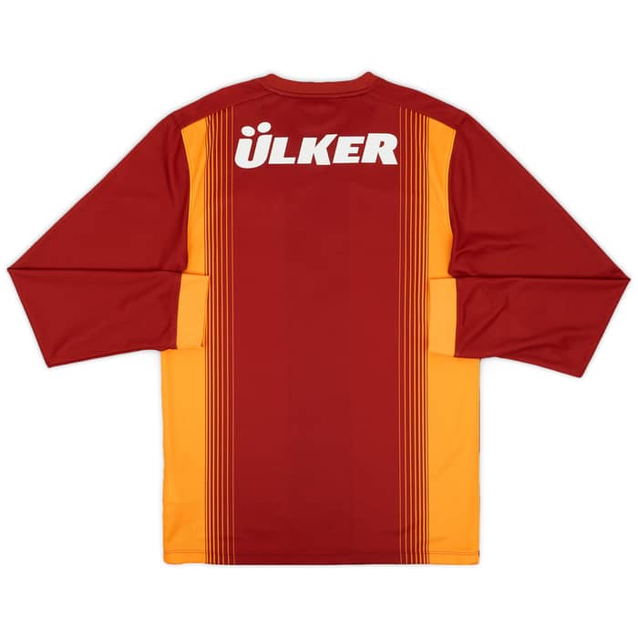 2014-15 Galatasaray Home L/S Shirt - 9/10 - (S)
